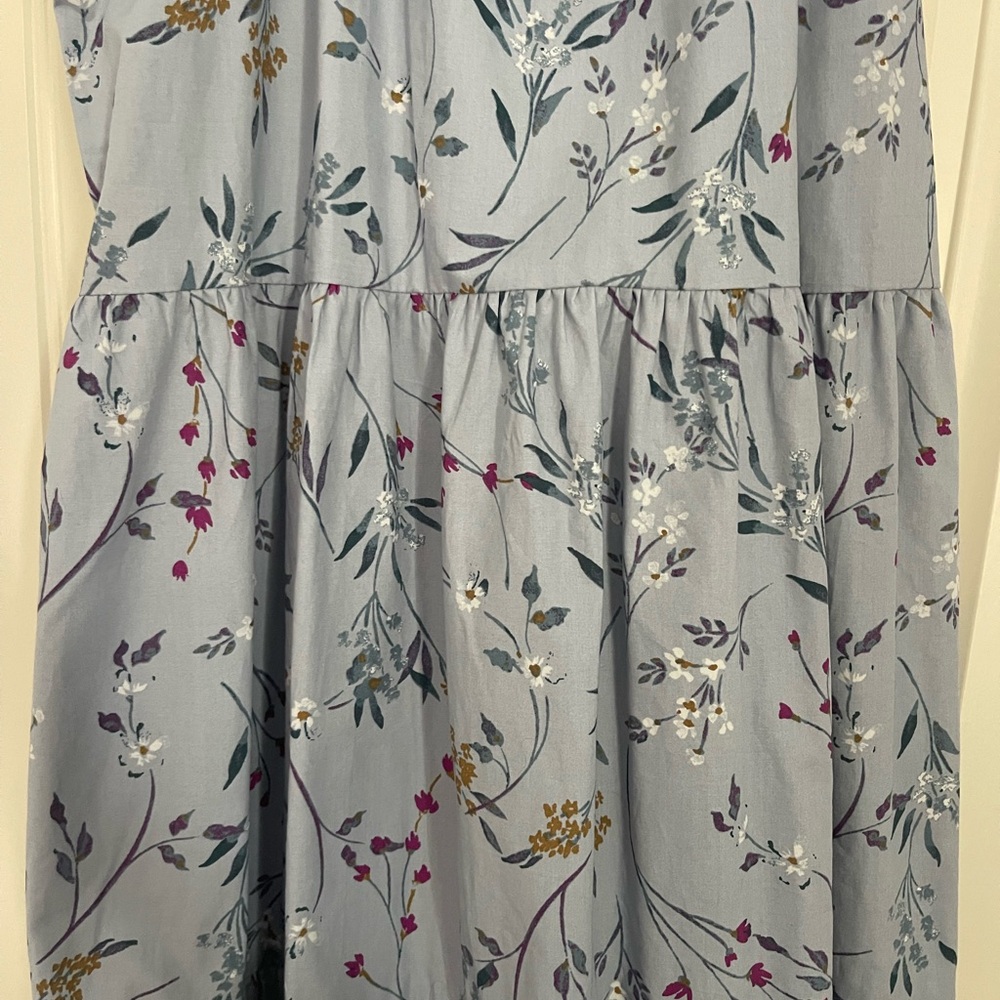 a new day Light Blue Floral Dress - Picture 6 of 6